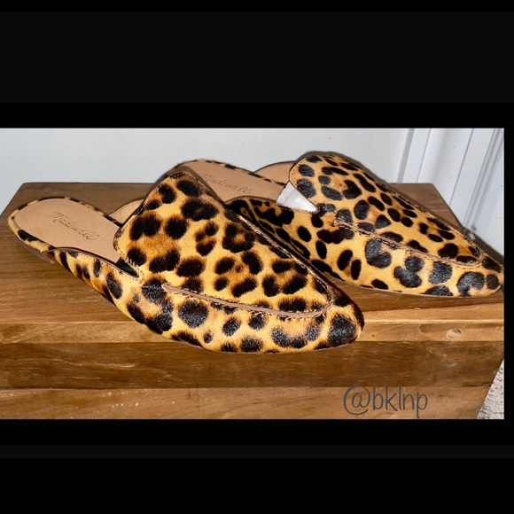 MADEWELL FRANCES SKIMMER MULES ⚡️SOLD OUT⚡️ Leopard Print ⚡️ 9.5 - Picture 4 of 8